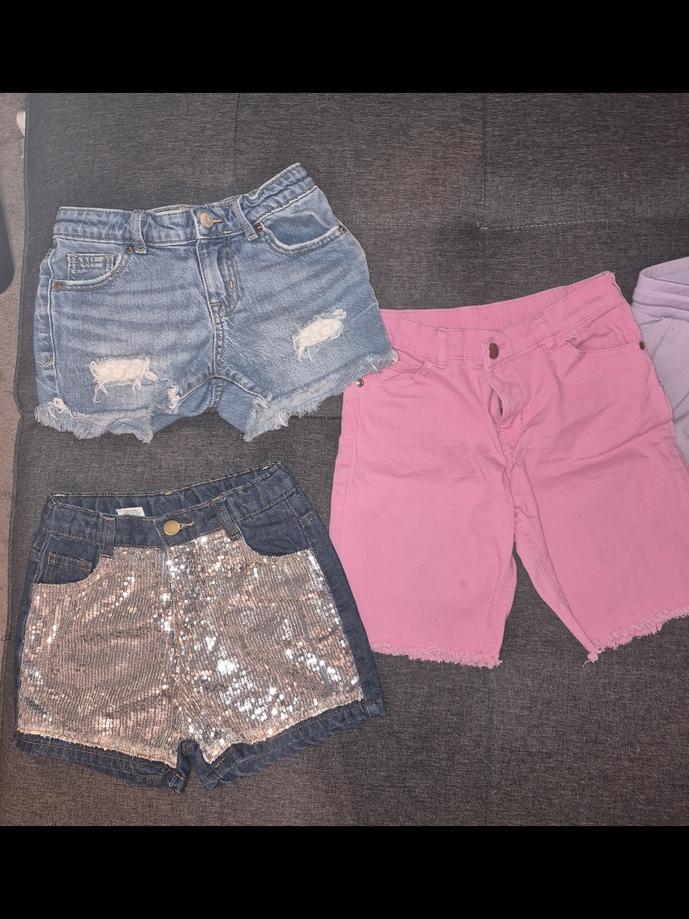 Pink Kids Bermuda Shorts